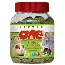 LITTLE ONE 100 г банка лакомство для грызунов травяные подушечки 1х6  (32020)