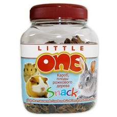 LITTLE ONE 200 г лакомство для грызунов кароб,плоды рожкового дерева 1х6  (32010)