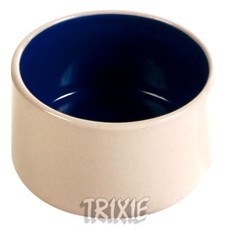 TRIXIE 0,1 л 7 см миска для грызунов керам.ическая кремово голубая 1x6  (6066)