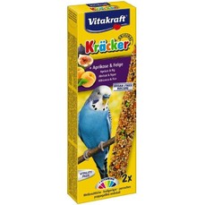 VITAKRAFT Kracker Apricot &Fig 2 шт крекеры для волнистых попугаев фруктовые 1х10  (21264)