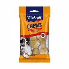 VITAKRAFT CHEWS 10см 4 шт набор жевательные кости для собак из сыром. кожи1х 5  (34622)