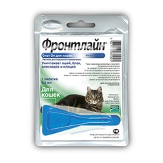 MERIAL ФРОНТЛАЙН СПОТ-ОН 0,5 мл/1 пипетка капли для кошек от блох и клещей 1х200