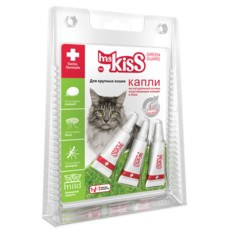 Ms.KISS Green Guard 2,5 мл капли для крупных кошек репеллентные 1х24  (MK05-00360)