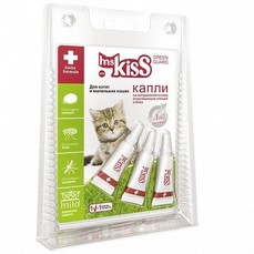 Ms.KISS Green Guard 1 мл капли для котят и маленьких кошек репеллентные 1х24  (MK05-00350)