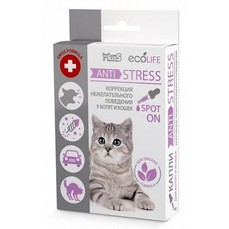 Ms.KISS Ecolife Anti-Stress 10 мл каплидля котят и кошек для коррекции нежелательного поведения 1х12  (MK05-00730)