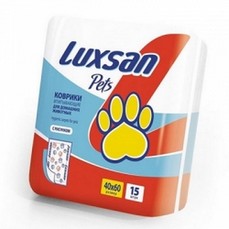 LUXSAN PREMIUM 15 шт 40х60 см пеленки для собак 1х12  (3.46.015.2)