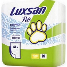 LUXSAN PREMIUM GEL 10 шт 60х60 см пеленки для собак 1х20  (3.66.010.3)