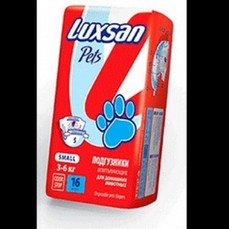 LUXSAN PREMIUM 16 шт S 3-6 кг подгузник для животных 1х12  (3.16)