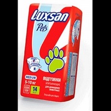 LUXSAN PREMIUM 14 шт M 5-10 кг подгузник для животных 1х12  (3.14)