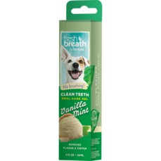 TropiClean Fresh Breath 59 мл гель для чистки зубов собак с ванилью и мятой 1х12  (002302)