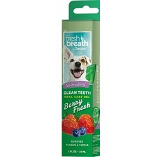 TropiClean Fresh Breath 59 мл гель для чистки зубов собак ягодный 1х12  (002296)