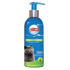 CLINY 200 мл гипоаллергенный шампунь для кошек 1х15  (K308)