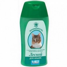 АВЗ ЛЕСНОЙ 180 мл шампунь для кошек с кондиционером и экстрактами лекарственных растений 1х30  (AB868)