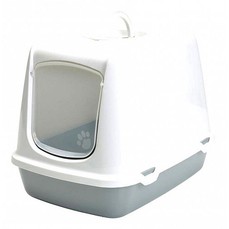 SAVIC OSCAR туалет для кошек белый светло-серый 1х4  (0265-00WG)