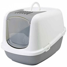 SAVIC NESTOR JUMBO туалет для кошек белый светло-серый 1х3  (0200-00WG)