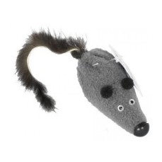 GOSI игрушка мышь с норковым хвостом 6 см на картоне с еврослотом  (sh-07081)