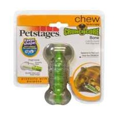 PETSTAGES 10 см хрустящая косточка резиновая игрушка для собак малая  (264YEX)