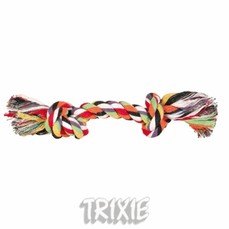 TRIXIE 15 см 25г игрушка для собак для собак веревка разноцветная с узлом 1х4  (3270)