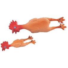 NOBBY 16 см игрушка для собак курица с пищалкой латекс 1х6  (79465)