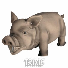 TRIXIE 17 см игрушка для собак свинка хрюкающая латекс 1х4  (35490)