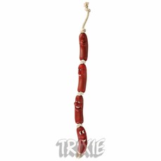 TRIXIE 50см игрушка для собак сардельки на веревке с ручкой 1х4  (3252)