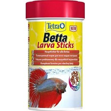 TETRA BETTA LARVA STICKS 100 мл корм для петушков и других лабиринтовых рыб в форме мотыля  (259386)