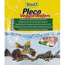 TETRA PLECO VEGGIE WAFFERS 15 г корм-пластинки для донных рыб с добавлением цукини  (257313)