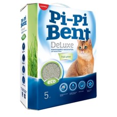 Pi-Pi Bent DeLuxe Fresh grass 5 кг комкующийся наполнитель для кошачьих туалетов 1х4  (ОСОС19172)
