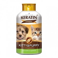 KERATIN+ Kitty&Puppy 400 мл шампунь для котят и щенков 1x12  (R506)